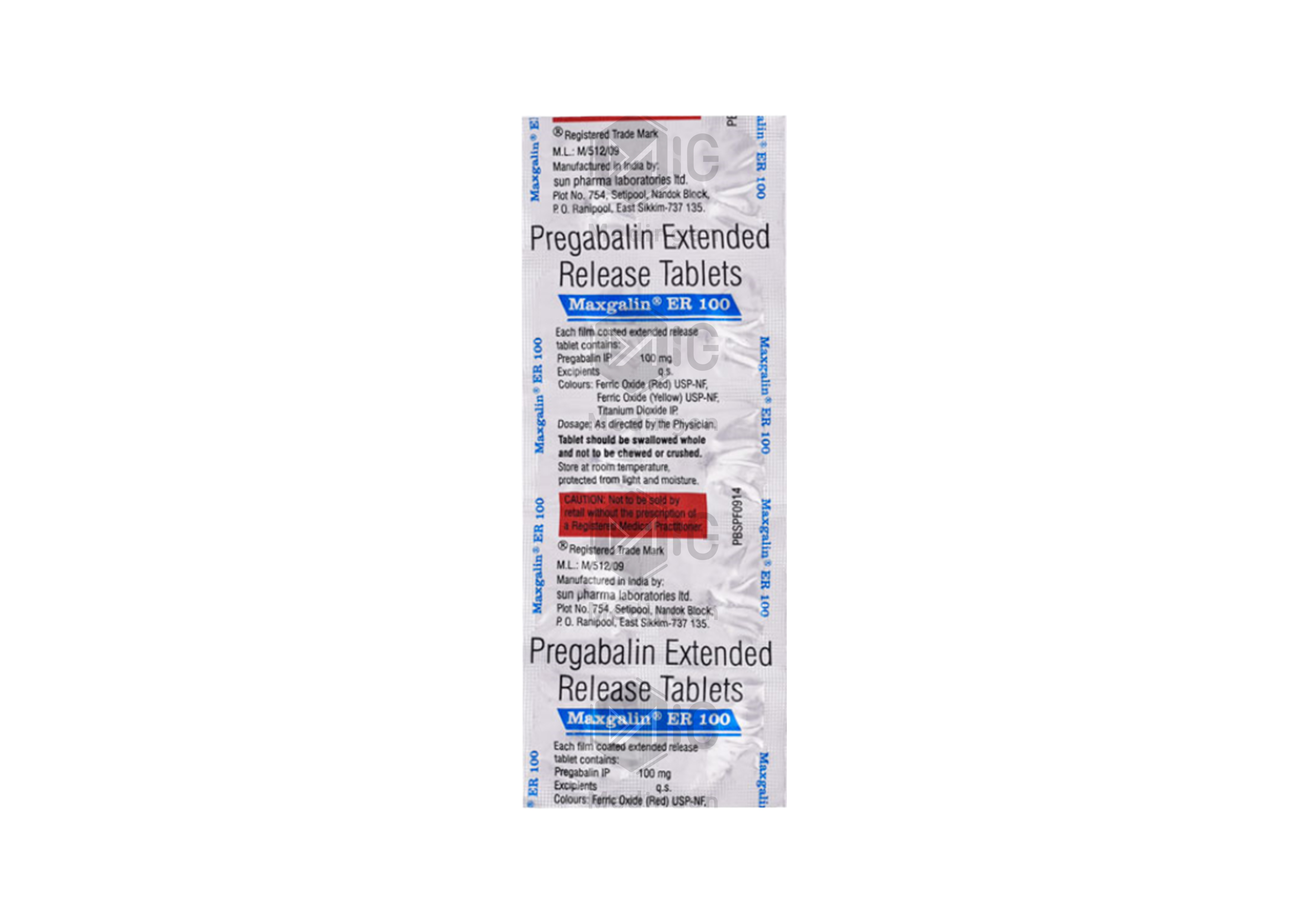 MAXGALIN ER 100
